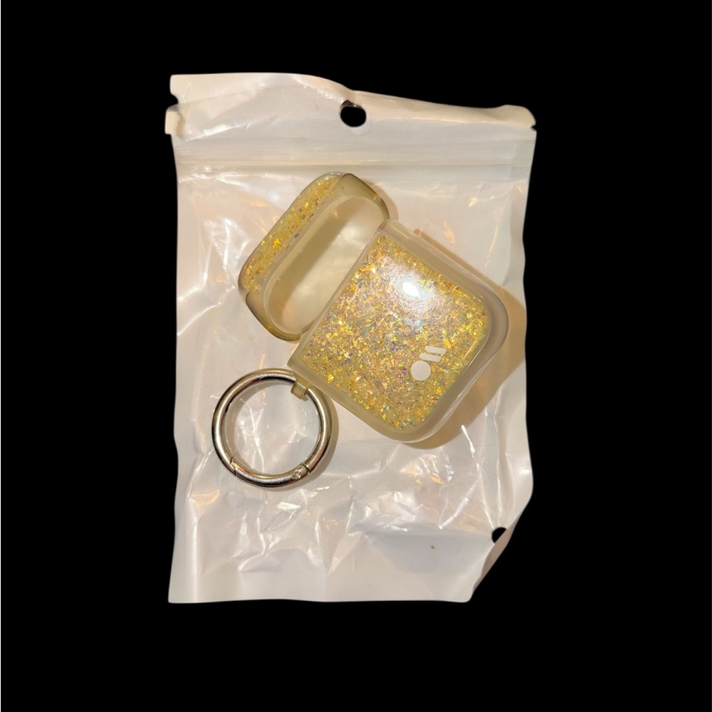 Gold Glitter AirPod Case